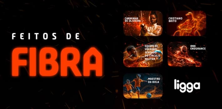 Feitos de Fibra: como a Ligga incentiva o esporte e atletas